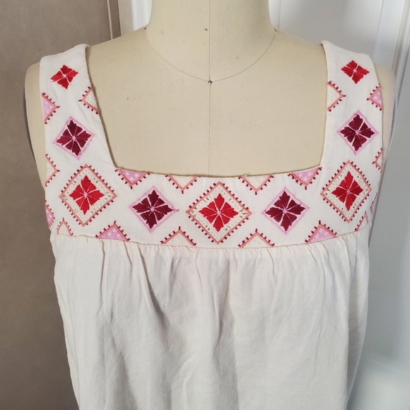 MADEWELL Embroidered Neckline Tank - Picture 5 of 13